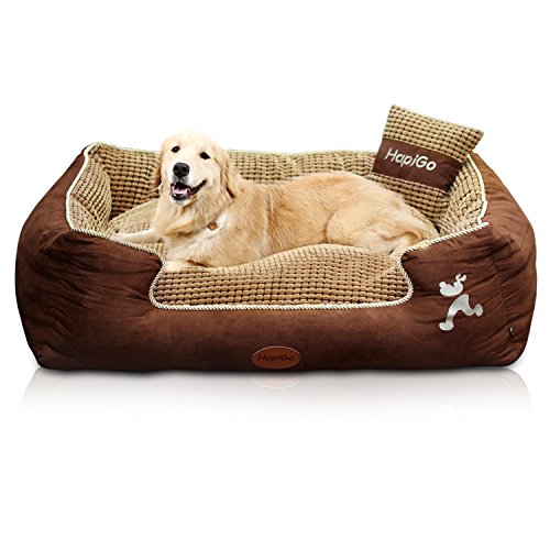 HappierGo Waterproof Dog bed With Corn Pillow review
