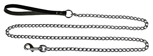 Use a chain leash to stop pulling