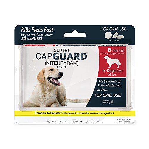 Sentry CapGuard Flea Tablets - Flea Pills for Dogs