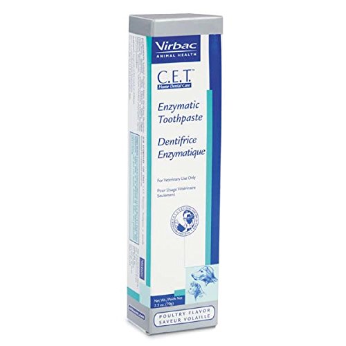 Virbac c.e.t. enzymatic toothpaste for dogs pets vohc accepted approved