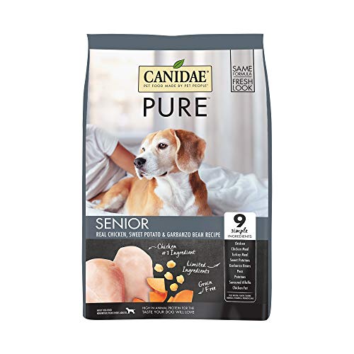 canidae pure senior chicken sweet potato garbanzo bean recipe simple ingredients