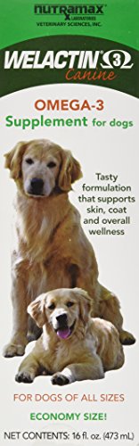 NutraMax Welactin canine omega 3 fish oil supplement skin coat joint wellness health