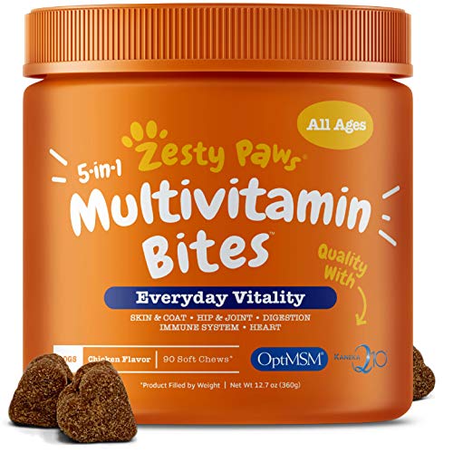 zesty paws multivitamin bites dog health supplement treat