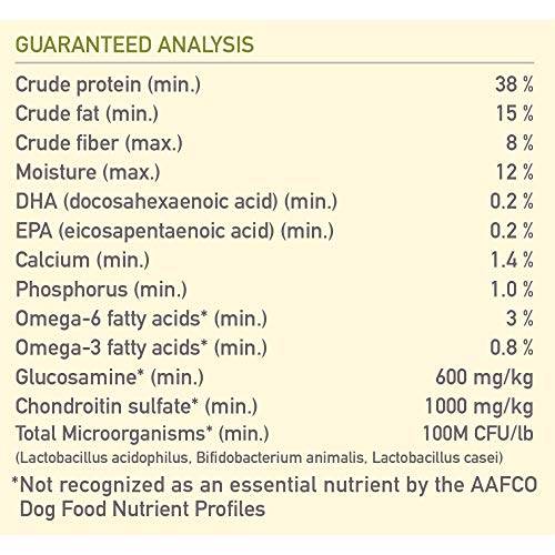 Orijen senior guaranteed analysis ingredients high protein other supplements