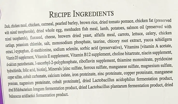 Ingredients Fromm Gold Adult Dog Food Small Breed Dry Food