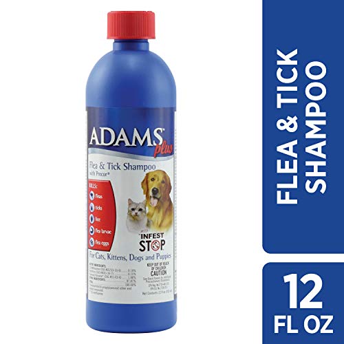 Adams Plus shampoo Pyrethrins Piperonyl Butoxide Pyriproxyfen stop infestations