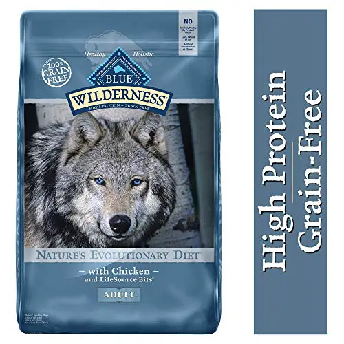 Blue wilderness healthy holistic high protein grain free dog food diet