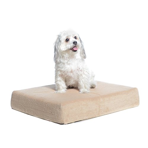 Memory foam pet bed for arthritic dogs hip problems old senior pups