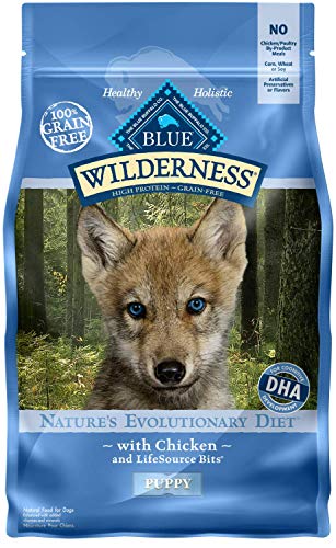 Blue Buffalo Wilderness puppy food more protein fat better nutrition