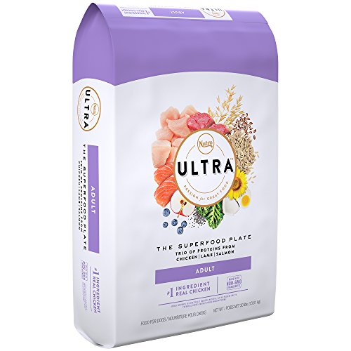 Nutro Ultra superfood adult dry dog food real chicken top ingredient protein lamb salmon