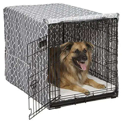 how long dog spend in crate is too much all day while working does age matter