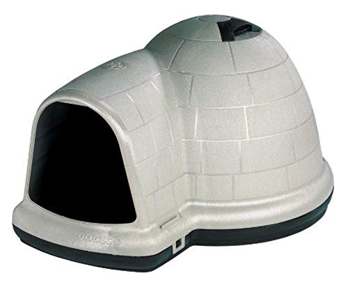 Petmate indigo dog house igloo dogloo best for medium dogs well insulated rain resistant