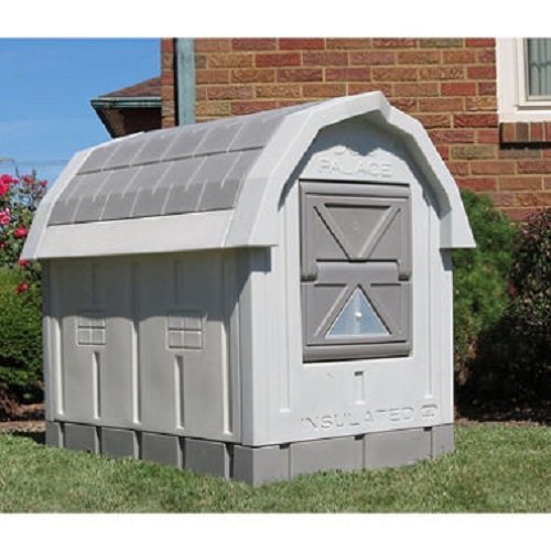 Best winter cold weather dog house ASL solutions deluxe insulated dog palace