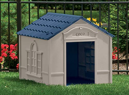 plastic dog house that will survive many years outdoors rough handling bad weather chewing dogs