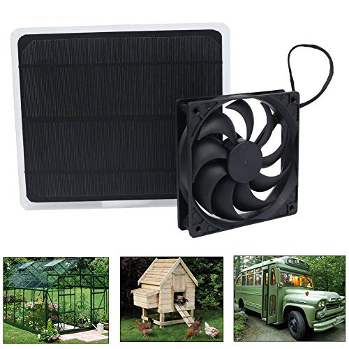 Best dog house fan solar cell powered fan cool dog house summer breeze