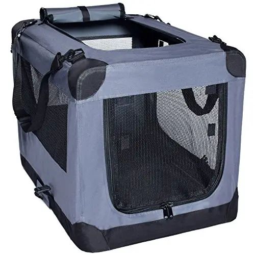 Arf Pets soft kennel best choice for medium dogs rigid frame carry handles