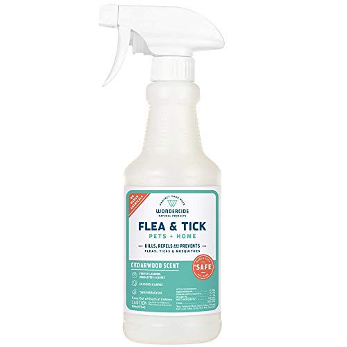 Wondercide Flea Tick Pets Home kills repels prevents flea tick mosquito bite dog cedar