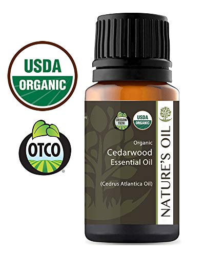 Nature's Oil organic cedarwood essential oil flea scent stink control