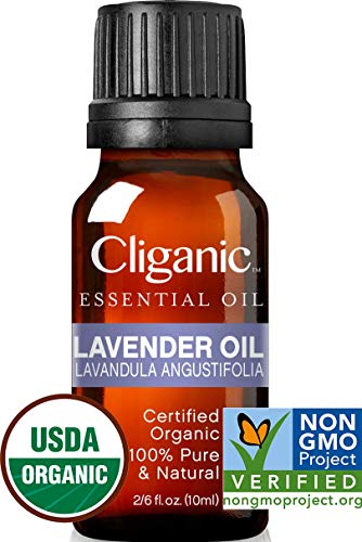 Cliganic essential oil lavender review for puppy anxiety and pain