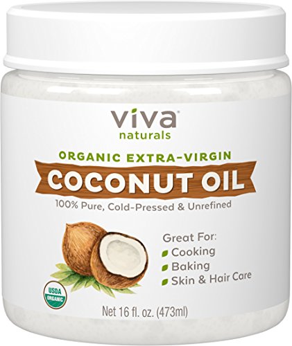 Viva naturals extra virgin coconut carrier oil to dilute essential plant extracts