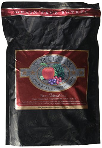 Fromm Four Star Nutritionals Beef Frittata Veg dog food better than Blue Buffalo
