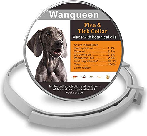 Wanqueen flea tick collar made with botanical essential oils natural protection