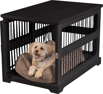 Merry Products Dog Crate and Table Wood Matches Decor