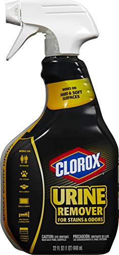 Clorox urine remover stains odors clean puppy accident pee spots