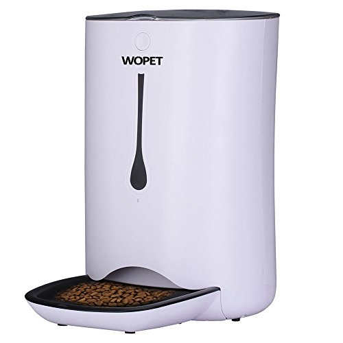 WOPET automatic dog feeder for giving puppy snacks while away at work