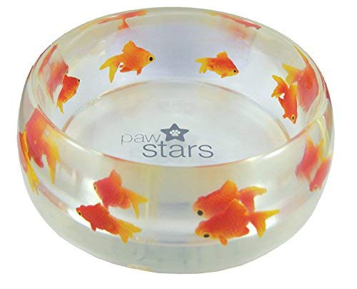 Polyresin Paw Stars scratch chew resistant puppy food water bowl