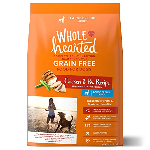 WholeHearted dog food pros what you liked grain free chicken pea dog food