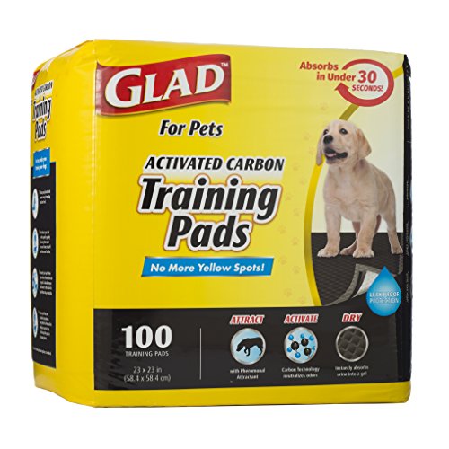 Glad for pets activated carbon training pads clean up accidents