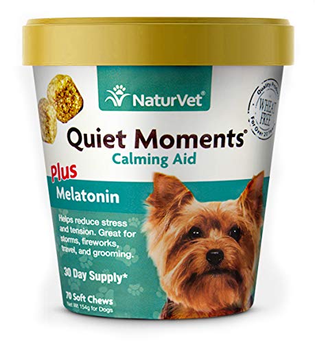 NaturVet quiet moments calming aid melatonin before bath