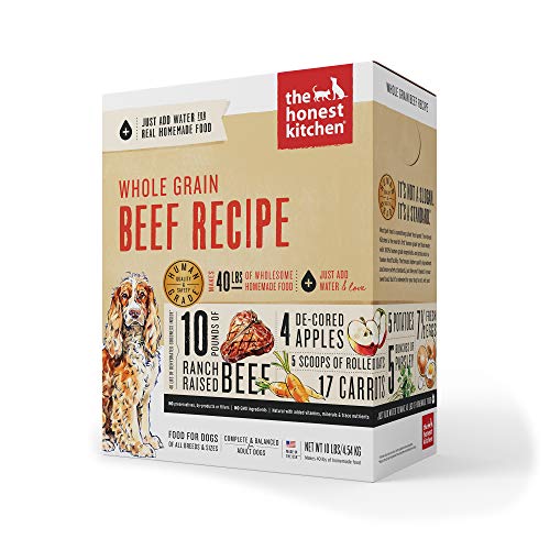 The Honest Kitchen whole grain beef high quality dog food