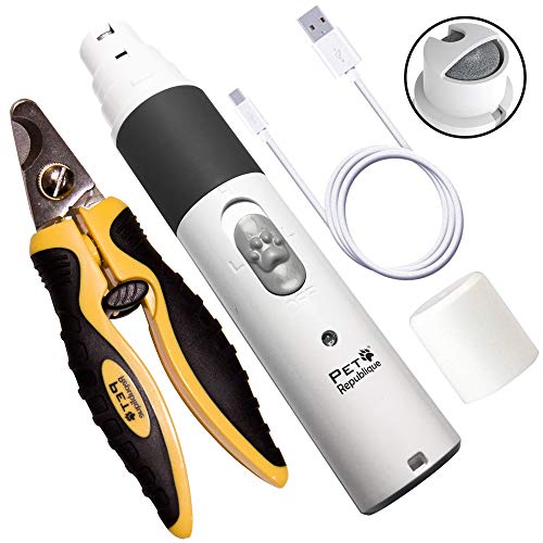 Pet Republique dog nail claw grinder trimmer clipper battery powered