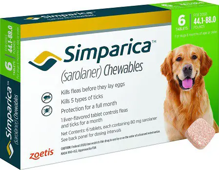 Simparica overall best tick medication chewable prevents infestation