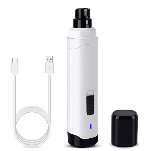 Casfuy USB charged pet nail grinder grind down dog claws
