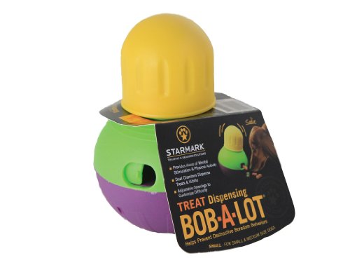 StarMark treat dispensing bob-a-lot to distract anxious pups
