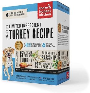 Honest Kitchen overall best low sodium dog food limited ingredient upgrade pick