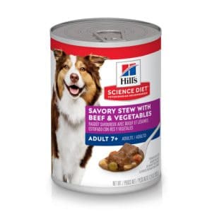 Budget Pick for Dogs with no teeth Hills Science Diet wet canned food