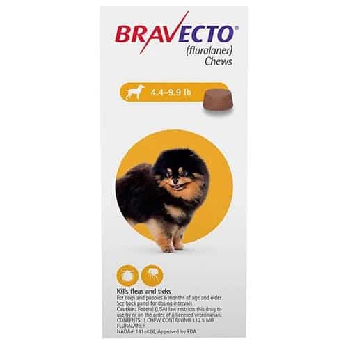 Bravecto flea and tick killing chewable medicine compared with other choices