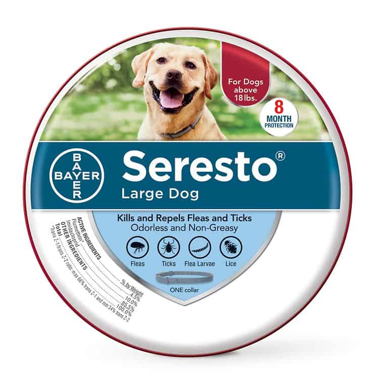 Seresto effective parasite control collar repels fleas kills ticks compared