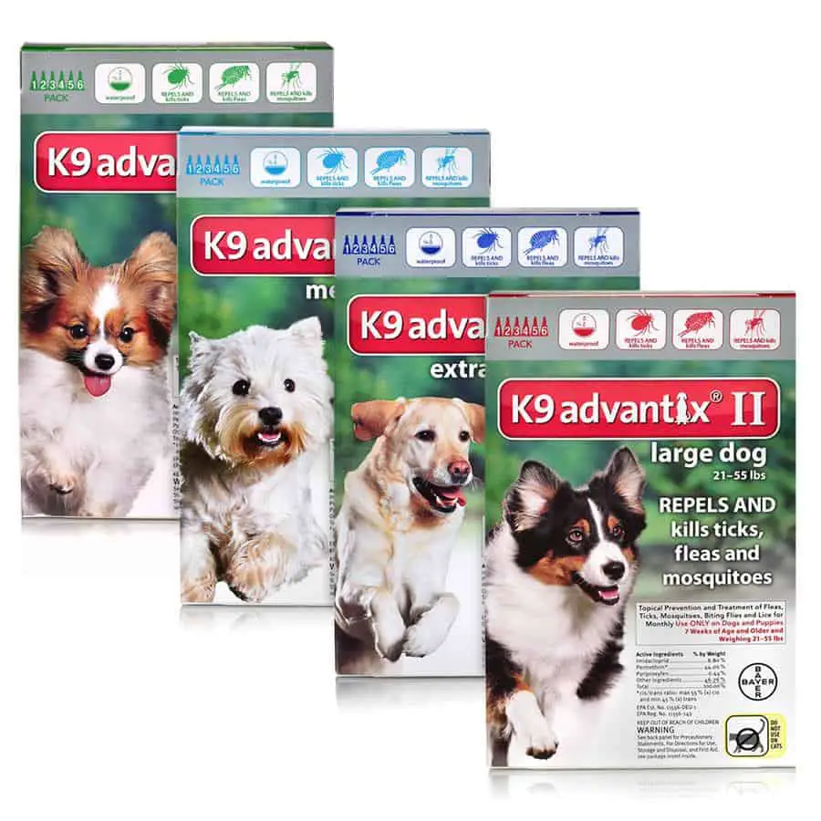 Best Bayer flea medication product K9 Advantix most effective widest range parasites