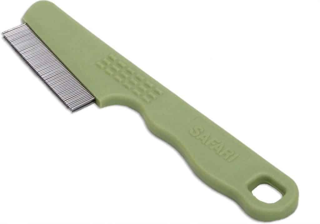 Safari Flea Comb removes fleas nits eggs larvae from dog pet fur