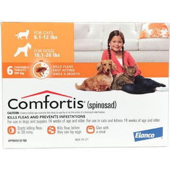 Comfortis vs Capstar best flea control medication for dogs