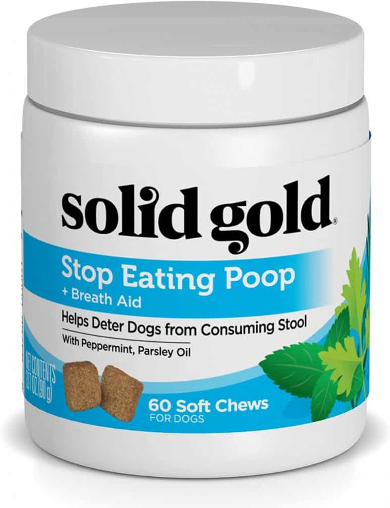 Solid Gold Stop Eating Poop digestive aid stool consumption deterrent