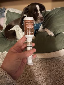 Giving My Dog His Liquid Meds