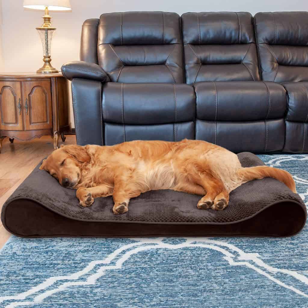 FurHaven Luxe Lounger perfect dog bed for arthritic canines