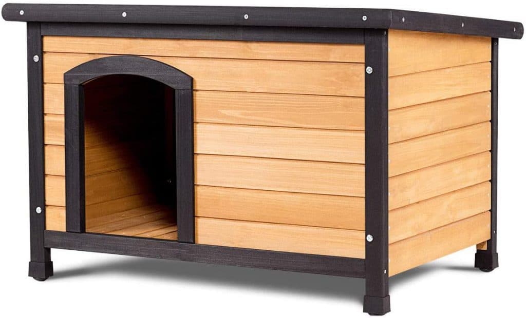 Tangkula wooden dog house best for large dog breeds in winter