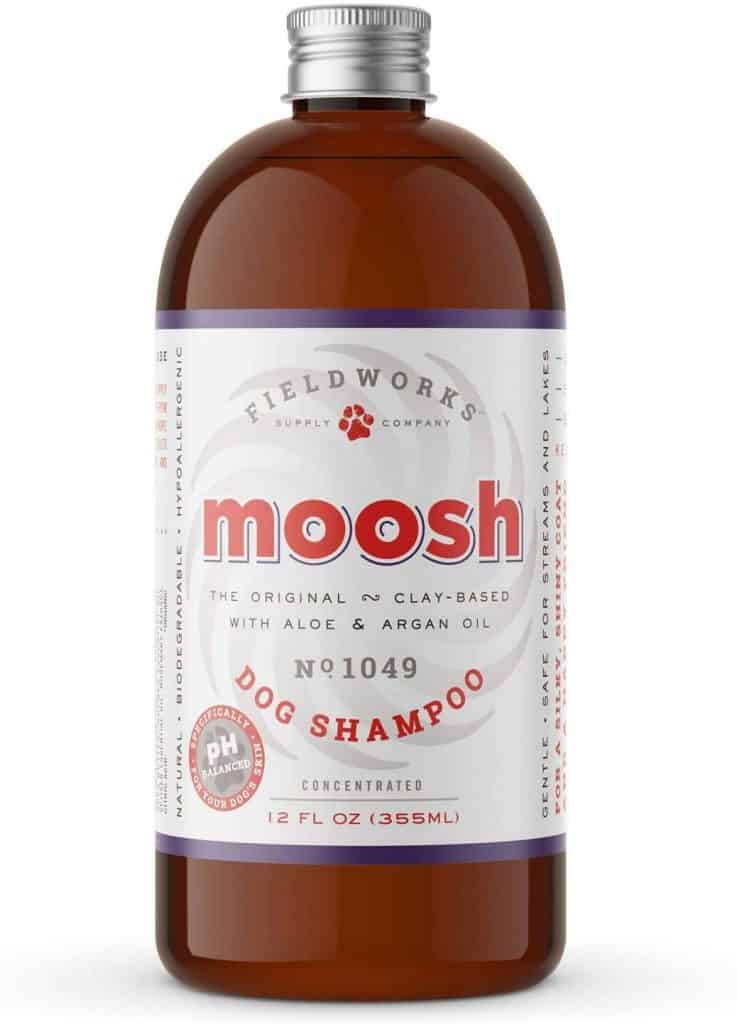 Moosh Natural Clay Based Dog Shampoo best for canines with sensitive skin